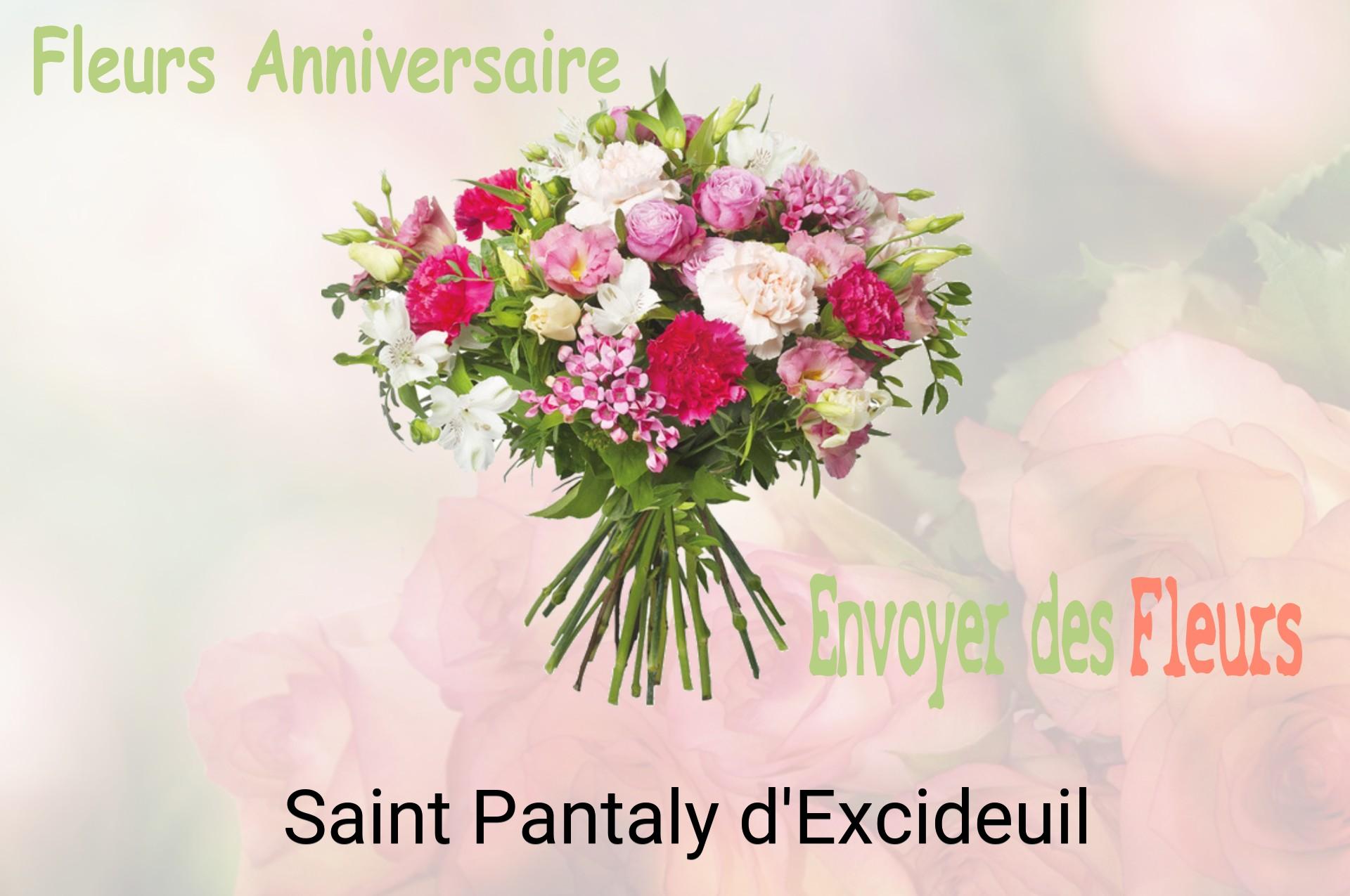 Bouquet de fleurs d’anniversaire livré à Saint-Pantaly-d'Excideuil