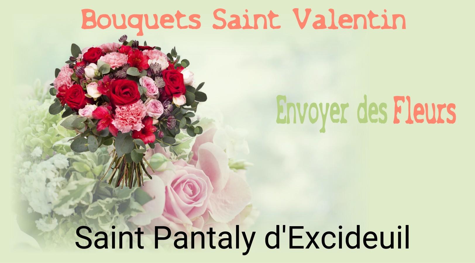 Roses de Saint-Valentin livrées à Saint-Pantaly-d'Excideuil